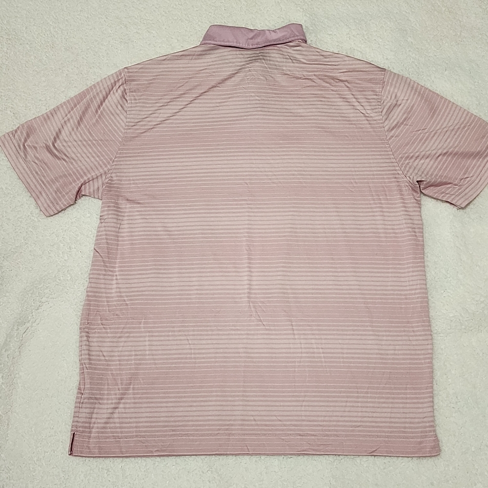 Nike Golf Tour Performance Dri-Fit Polo Size XL Striped Pink - Picture 2 of 8